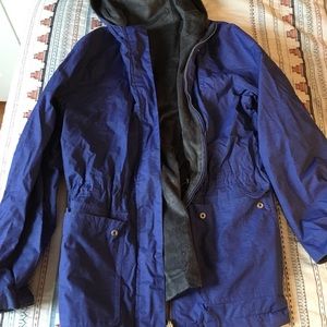 Rain parka jacket - like brand new! Super soft
